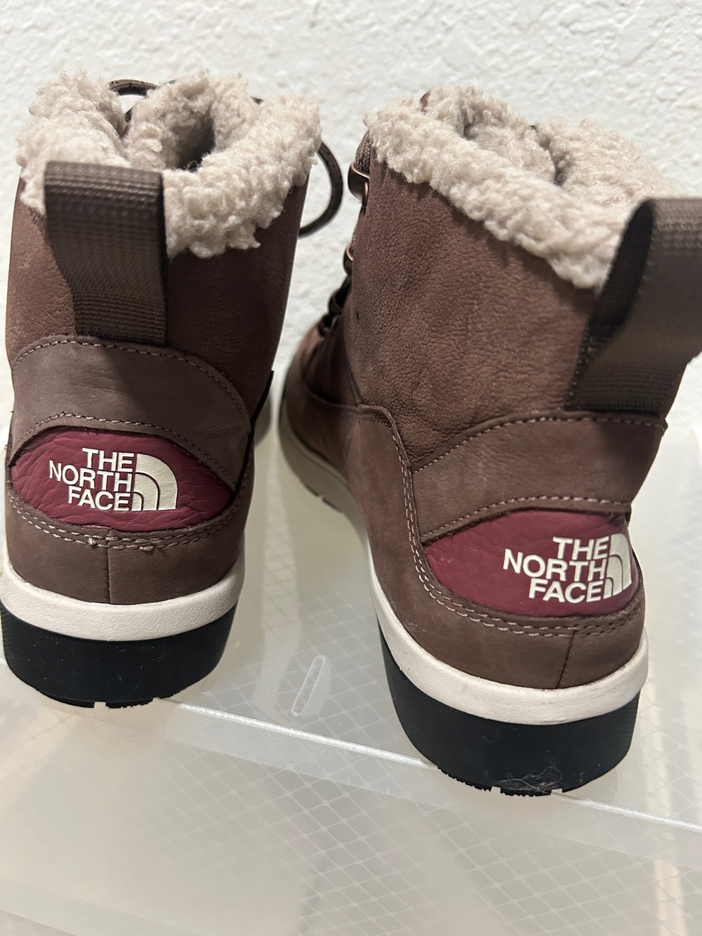 The North face women’s sierra mid lace water proof boot in taupe wild ginger